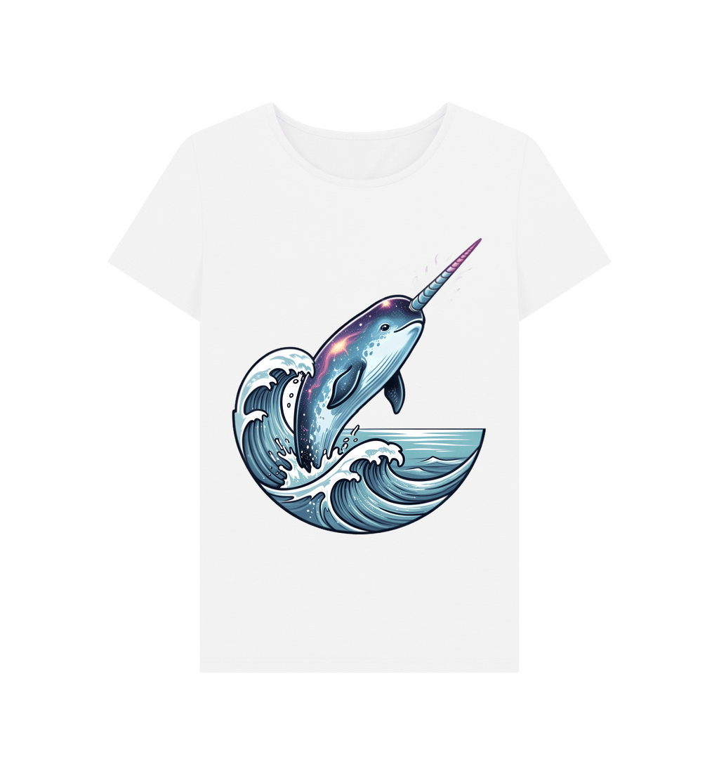 White Printed T-shirt Front