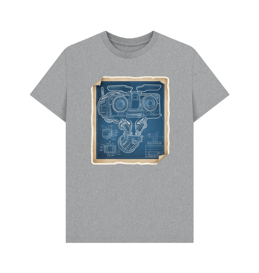 Athletic Grey Printed T-shirt Front