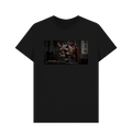 Black Printed T-shirt Front