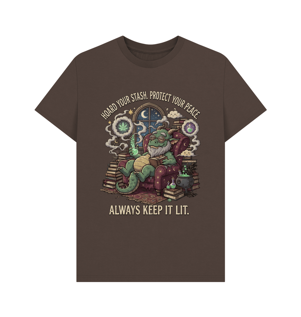 Chocolate Printed T-shirt Front