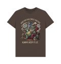 Chocolate Printed T-shirt Front