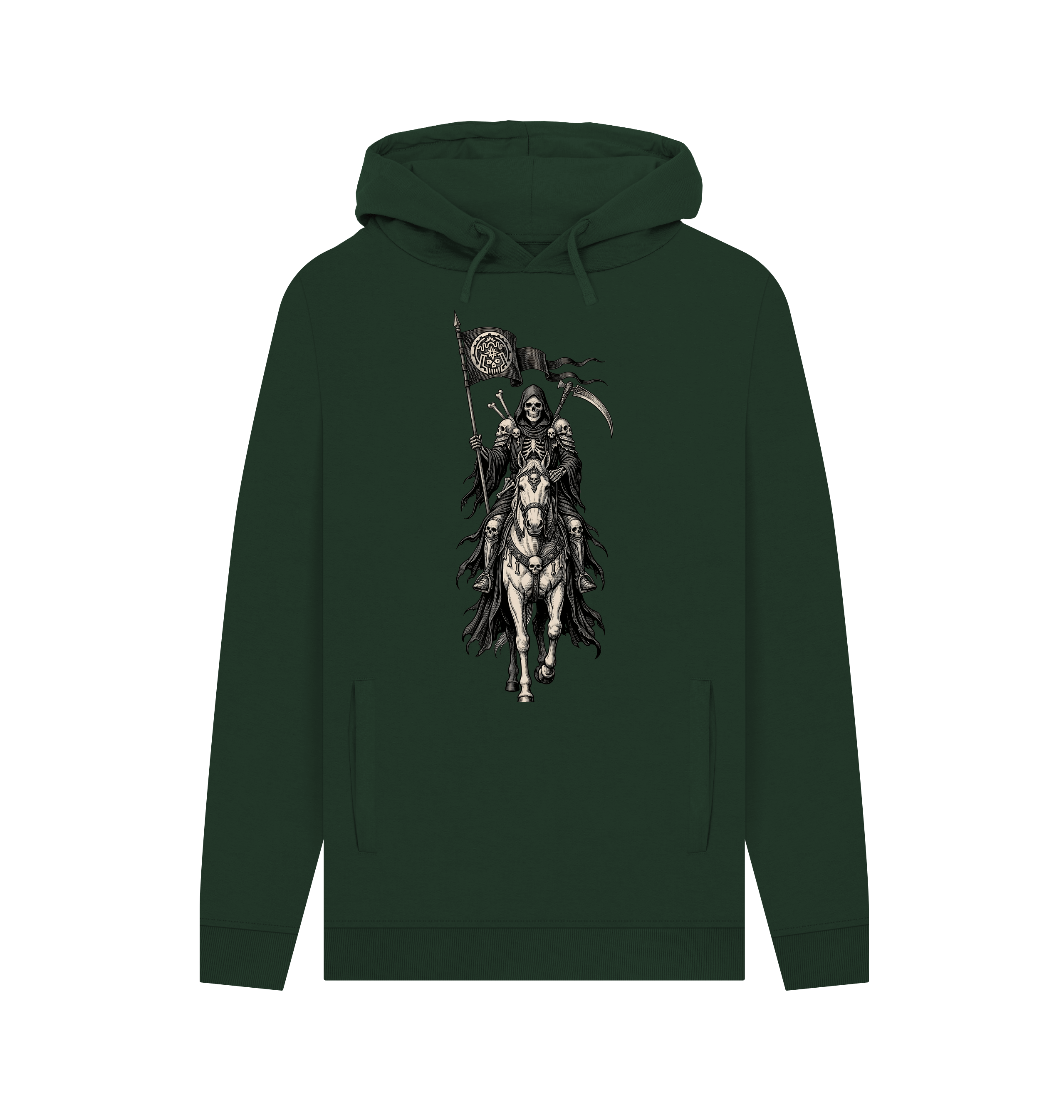 Evergreen Printed Hoody Front