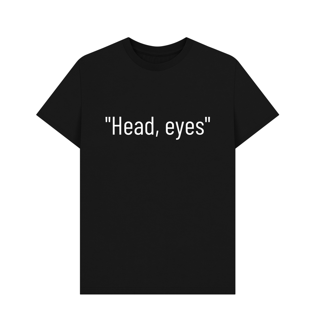 Black Printed T-shirt Front
