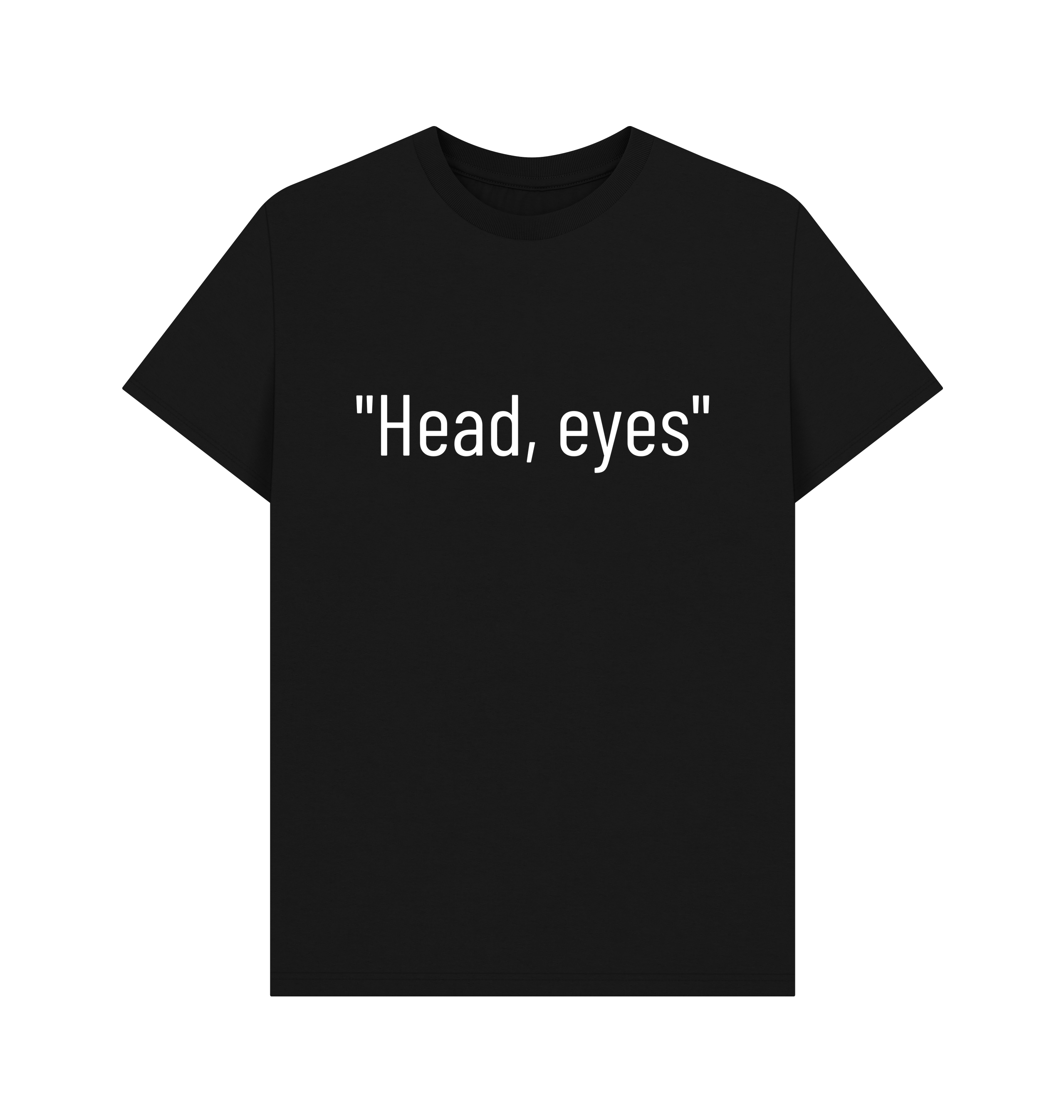 Black Printed T-shirt Front