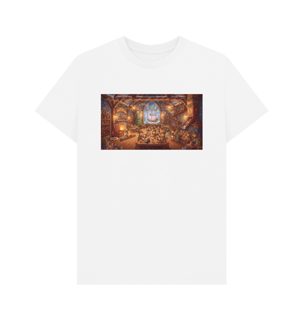 White Printed T-shirt Front