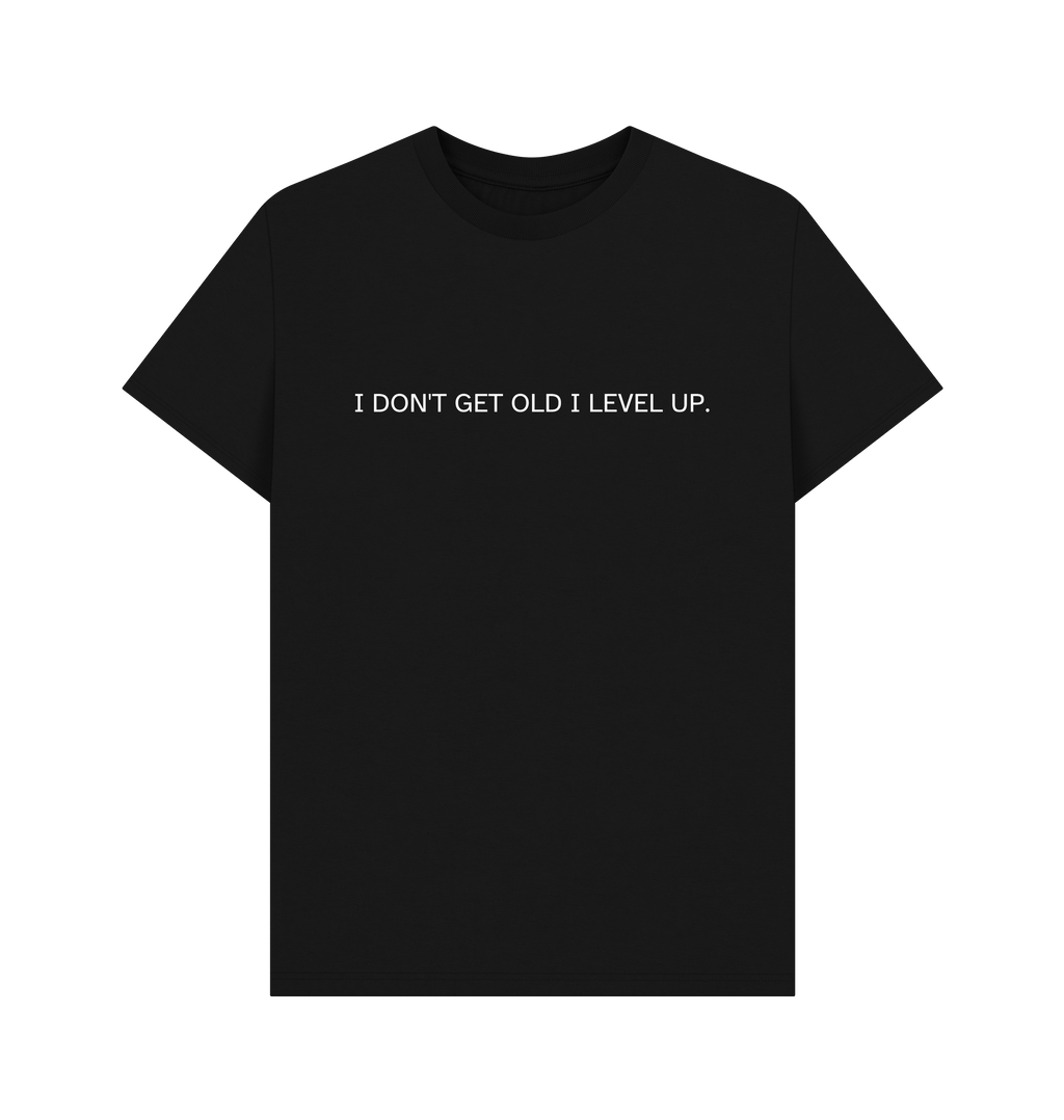 Black Printed T-shirt Front