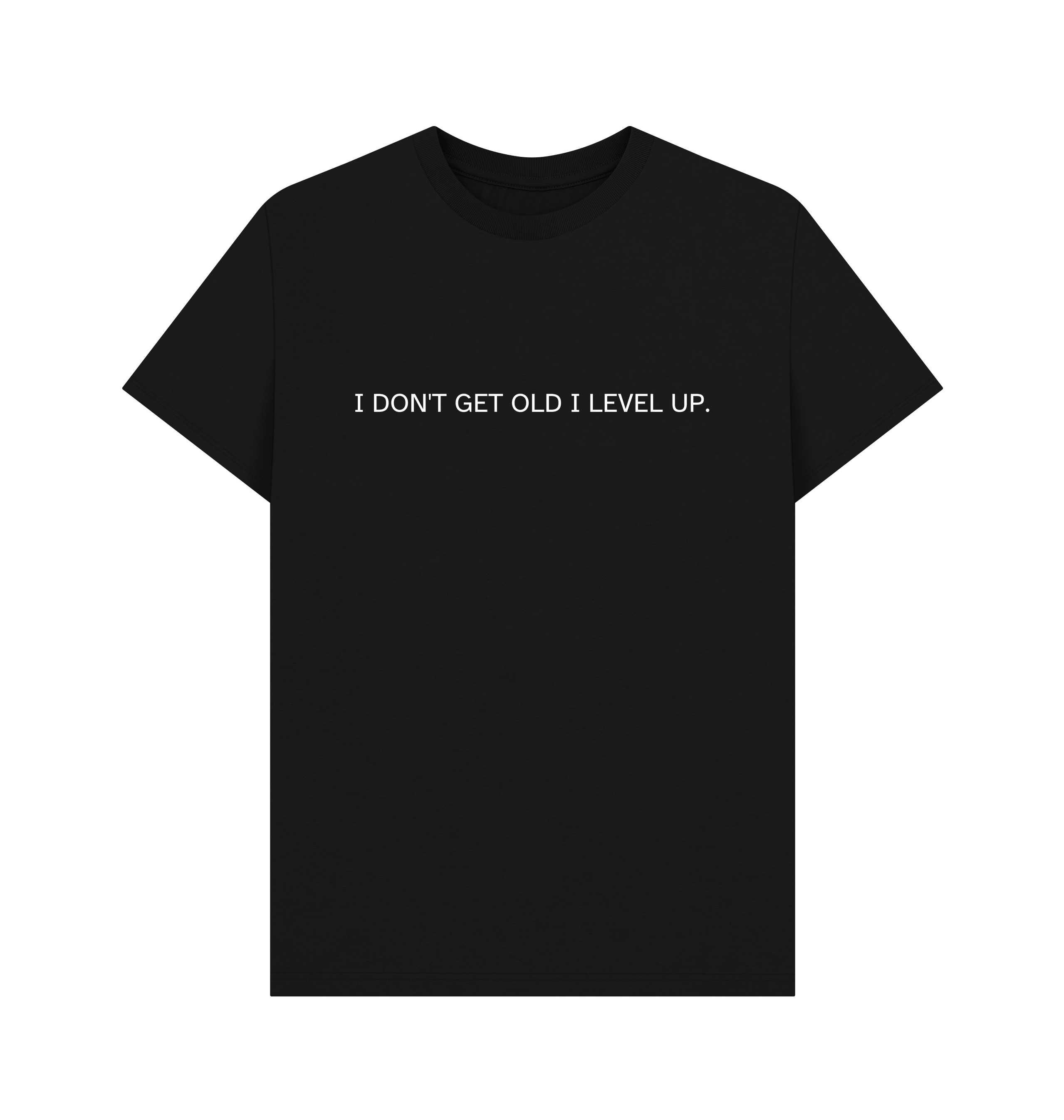 Black Printed T-shirt Front