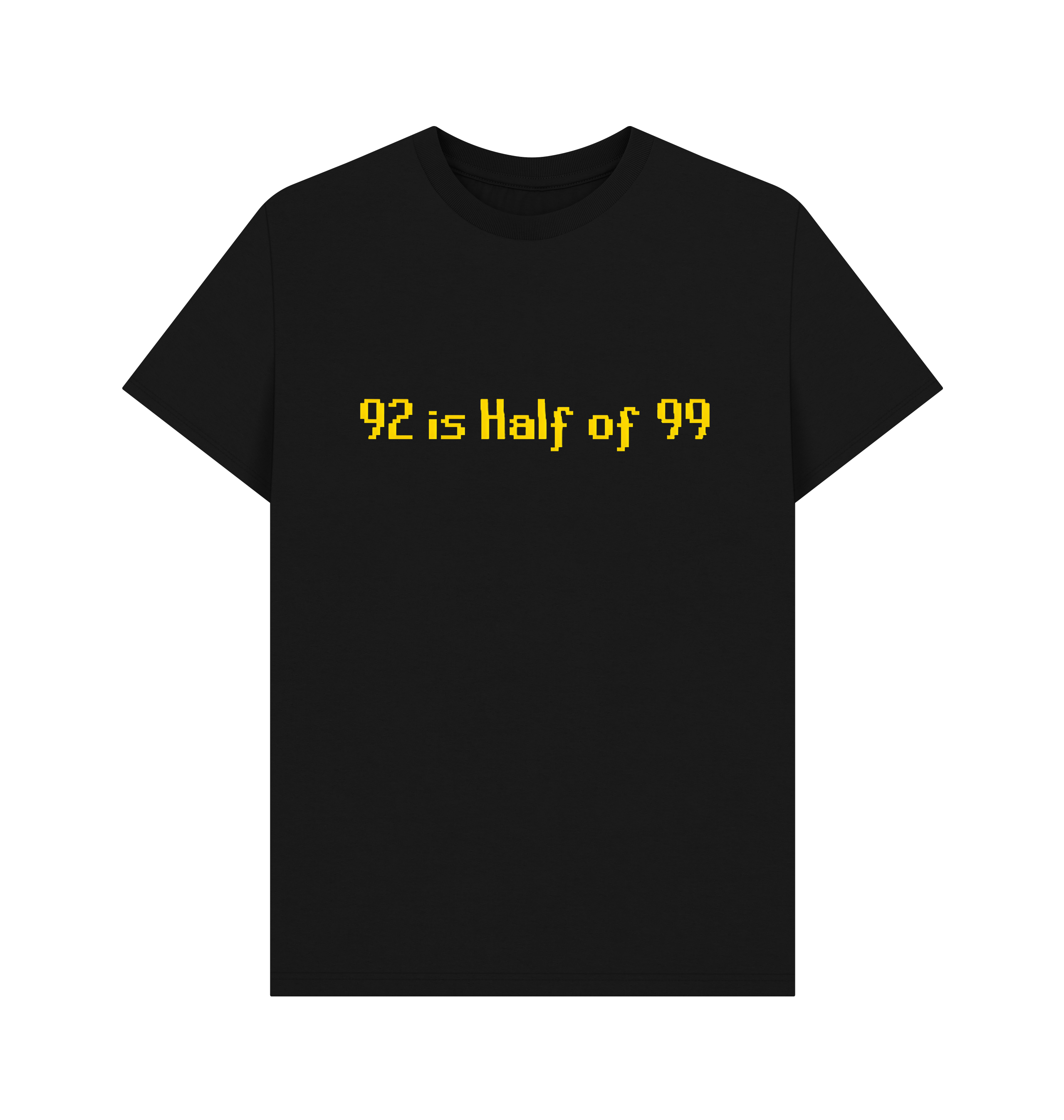 Black Printed T-shirt Front