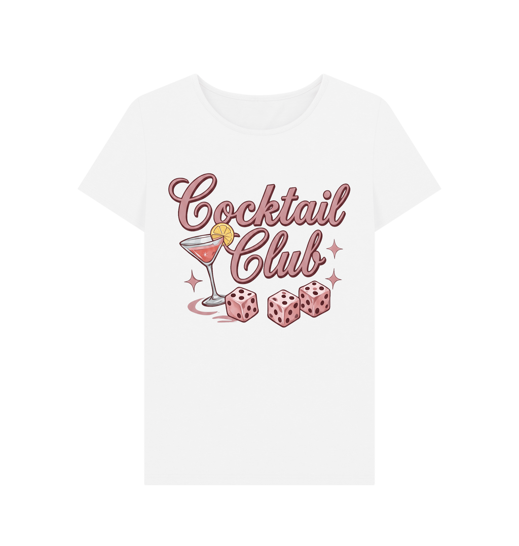 White Printed T-shirt Front