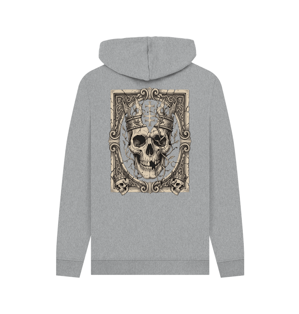 Light Heather Printed Hoody Back