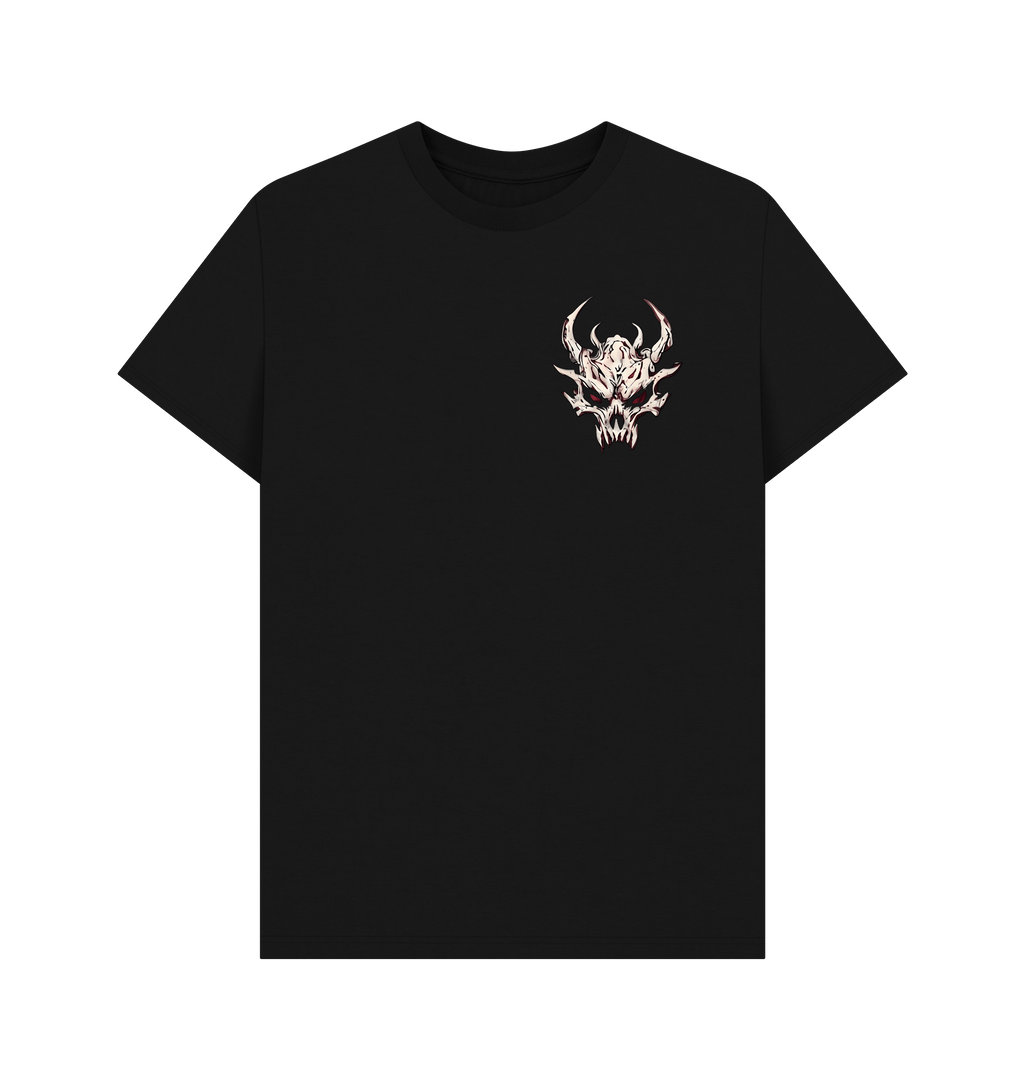Black Printed T-shirt Front