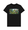Black Printed T-shirt Front