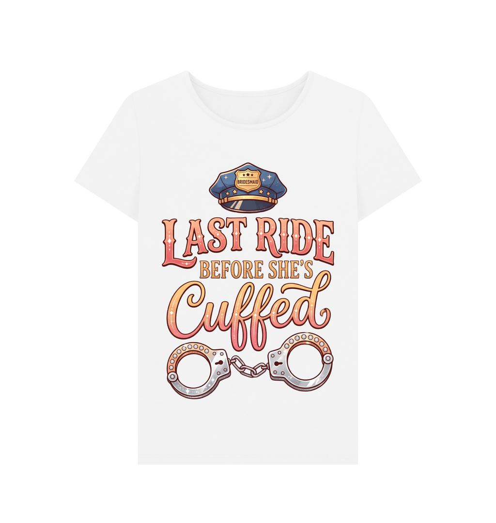 White Printed T-shirt Front