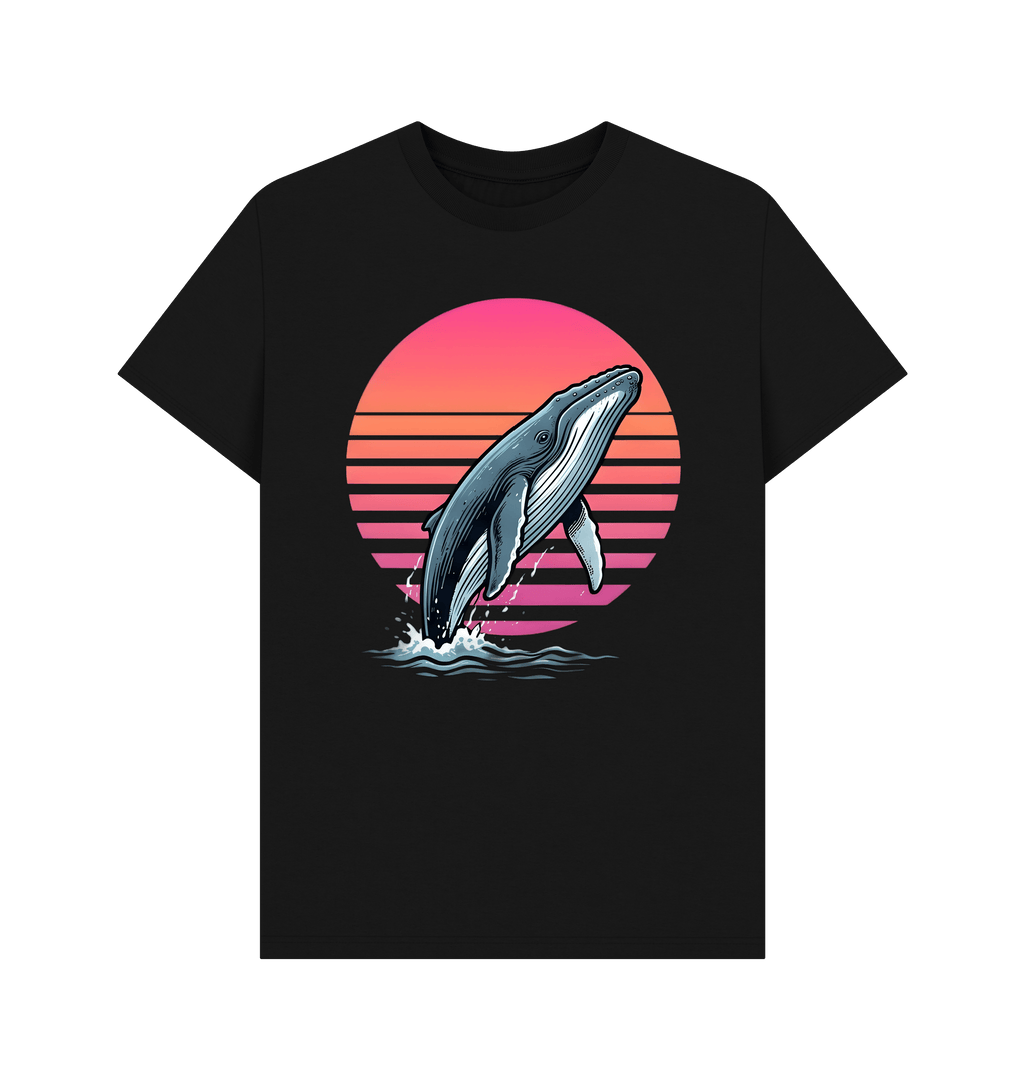Black Printed T-shirt Front