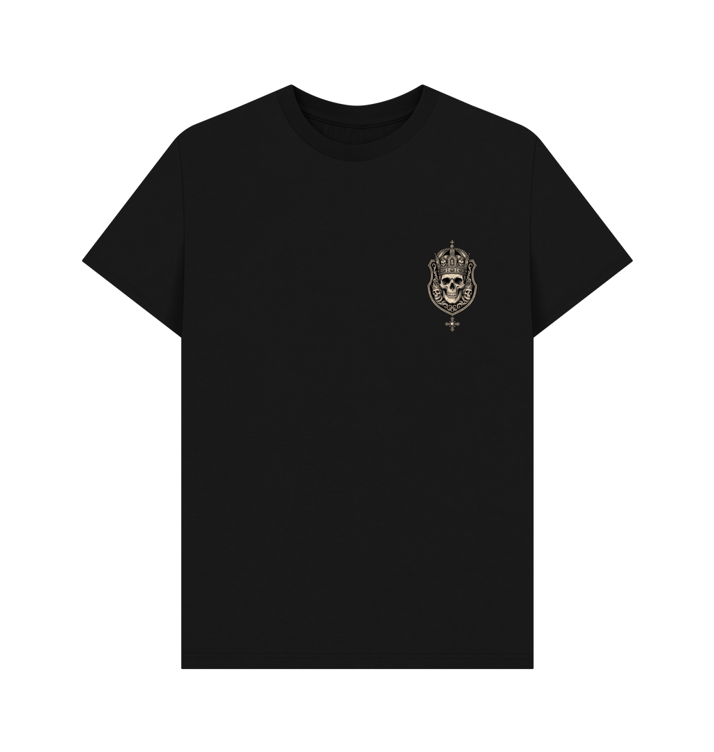 Black Printed T-shirt Front