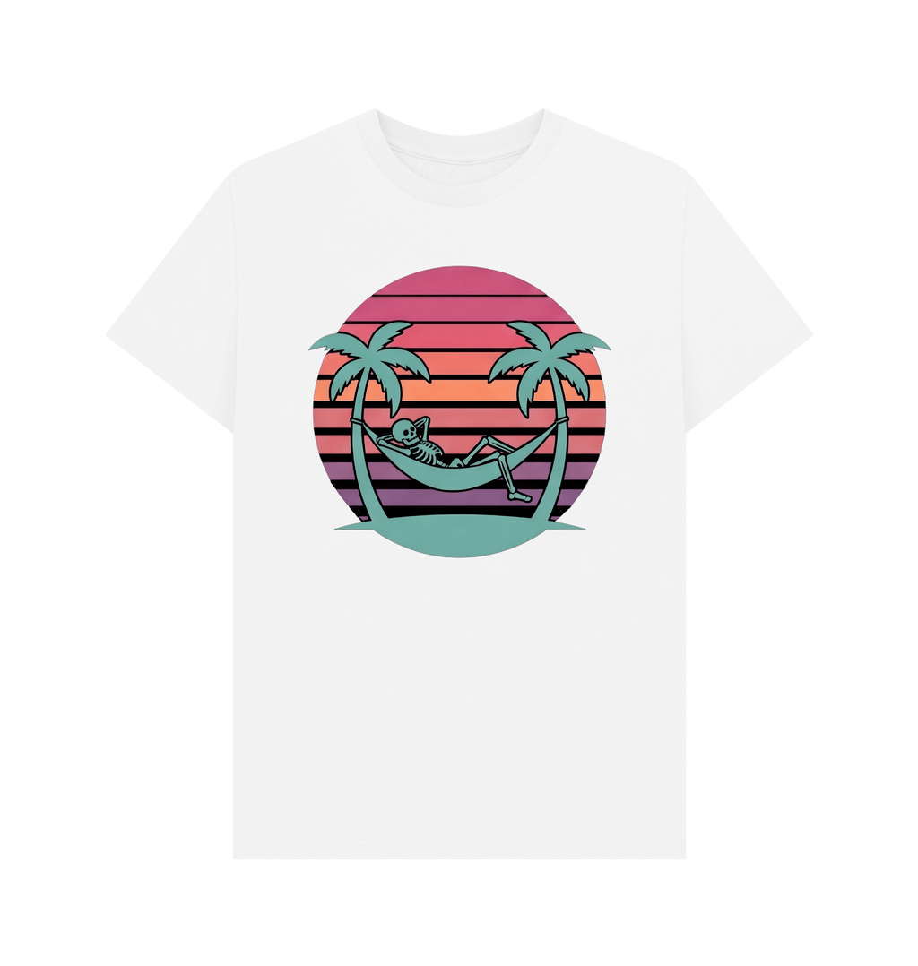 White Printed T-shirt Front
