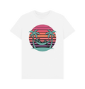 White Printed T-shirt Front