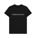 Black Printed T-shirt Front