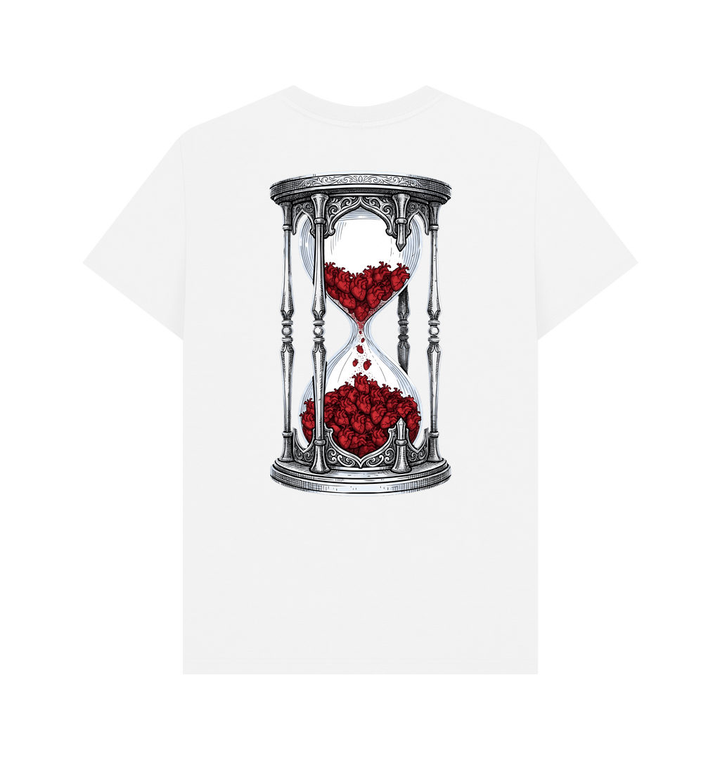 White Printed T-shirt Back