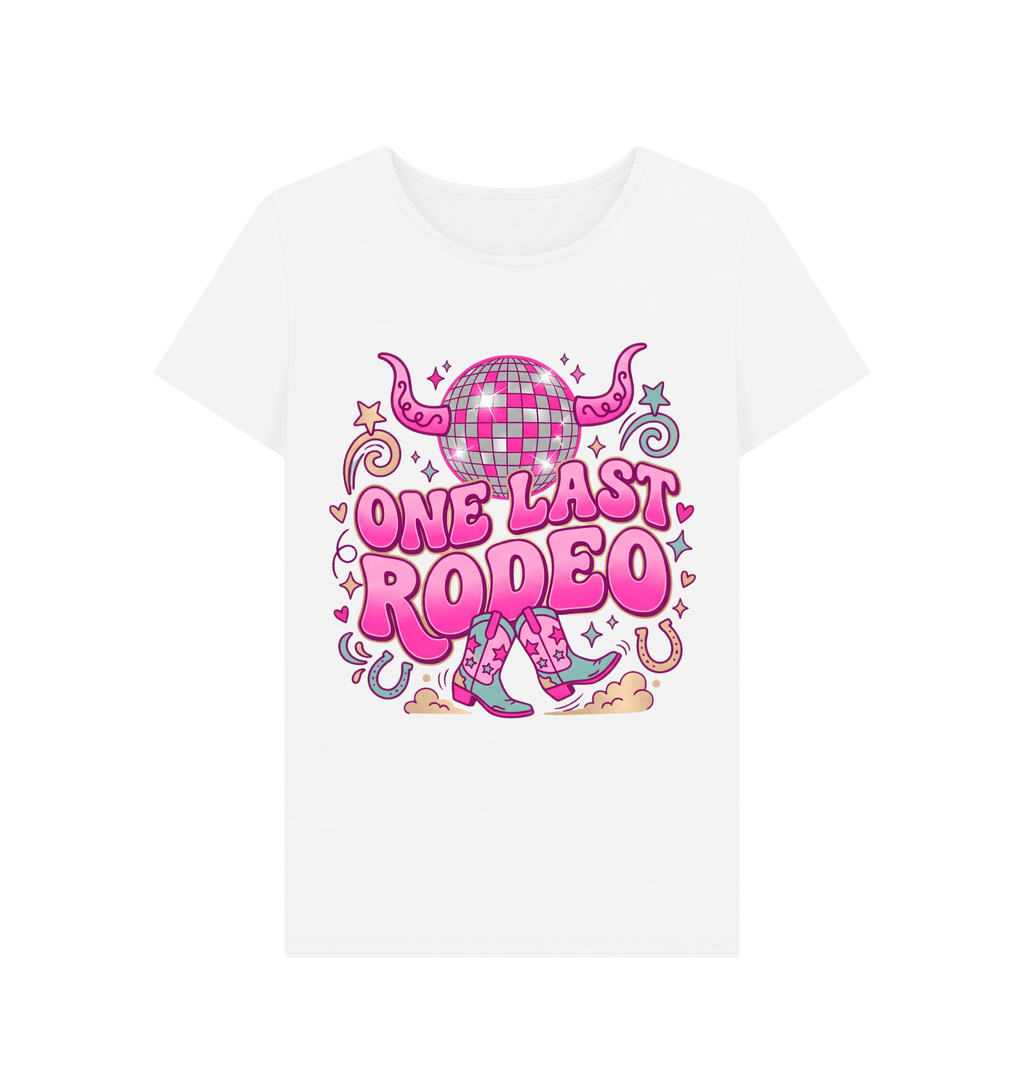 White Printed T-shirt Front