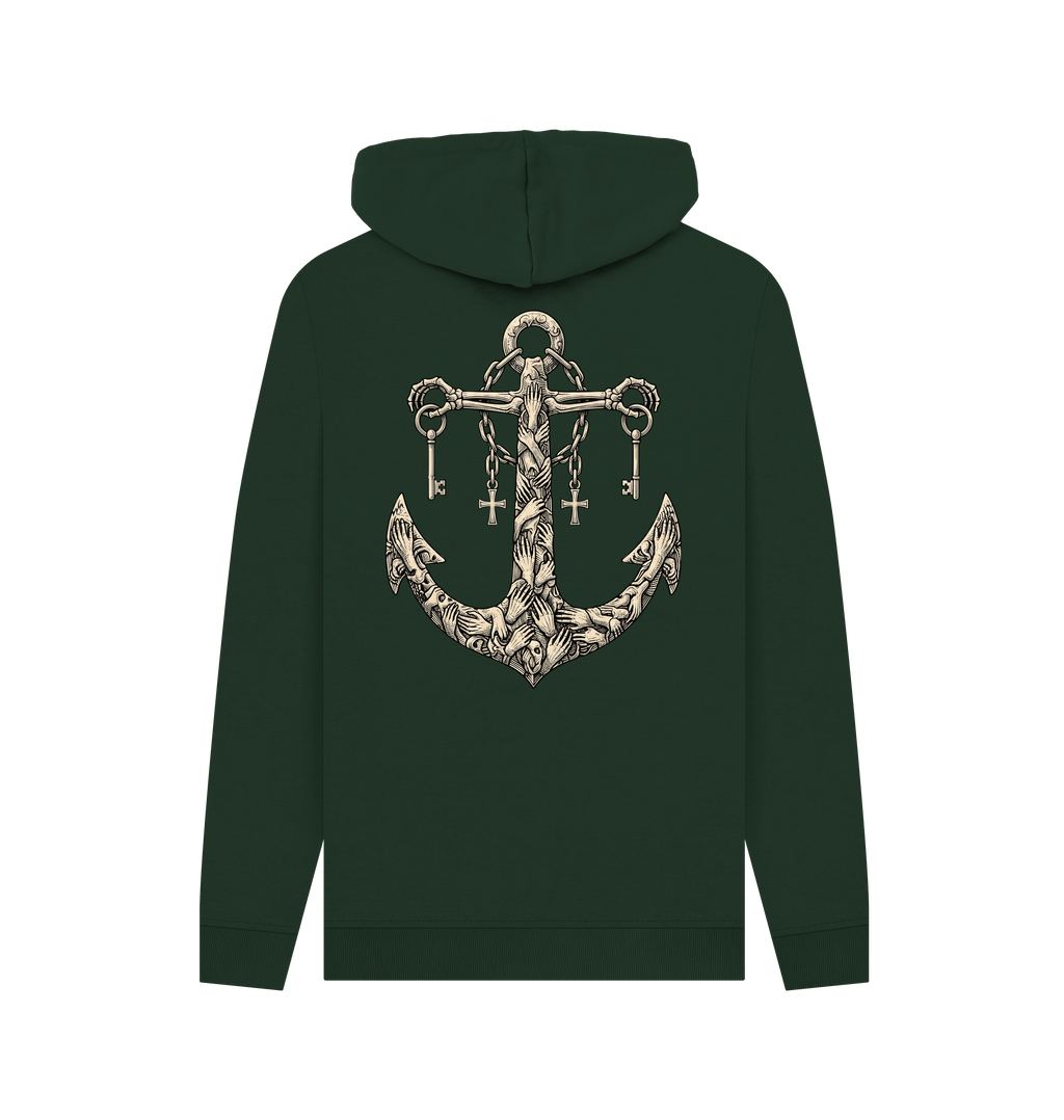 Evergreen Printed Hoody Back